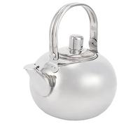 Tetera de Acero Inoxidable, Estufa con Silbido, Tetera, Servidor, Mesa, Olla para Servir, Agua para Verter sobre café con Infusor de Tetera Extraíble para el Hogar, Cocina (Plata