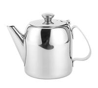 Tetera De Acero Inoxidable, Jarra De Agua Fría Caño Corto, Cafetera Tetera Hervidor de acero inoxidable Jarra de agua fría Caño corto para restaurante de hotel (20oz(aproximadamente 500 ml))