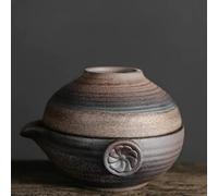 Tetera de cerámica de Estilo japonés Kung Fu Gaiwan, Tetera de cerámica Gruesa, Taza de Agua, Juegos de té portátiles de Viaje, Taza de té de Oficina, Utensilios para Beber