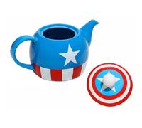 Tetera De Cerámica Marvel Capitán América De 36 Onzas