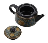 Tetera de Cerámica Vintage Creativa de 250ml Pintada a Mano | Acabado Artístico y Superficie Lisa, Retención Térmica, Adecuado para Té Verde y Tisanas