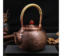 Tetera de cobre para estufa de gas, hervidor de cobre puro hecho a mano, juego de té de 1500 ml