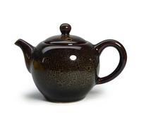 Tetera de porcelana, tetera pequeña de cerámica esmaltada cambiada al horno de tradición china (café)