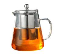 Tetera De Vidrio De 1300 Ml, Tetera De Té Gruesa Y Tetera Con Infusor De Vidrio De Té Suelto Extraíble, Tetera De Vidrio Transparente Resistente Al Calor