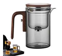 Tetera de vidrio - Tetera de vidrio de 600 ml con colador, tetera de hojas sueltas con dispositivo de infusión | Tetera de vidrio premium para el hogar, restaurante, té, elegante accesorio para