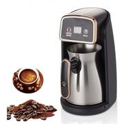 Tetera eléctrica de acero inoxidable con pantalla digital - Prepara y calienta leche, olla térmica para el hogar