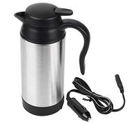Tetera eléctrica de acero inoxidable de 750 ML para coche, reemplazo de té y café para termo, taza de calentamiento de agua, 12 V