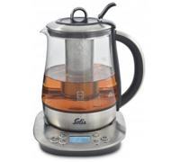Tetera eléctrica Solis 5515 1,2 L 1400 W vidrio acero LCD termostato