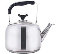 tetera esmaltada, Tetera de acero inoxidable for estufa con asa tacto frío, ideal for cocina, oficina, hogar y camping(21X2 1X 17)