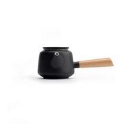 Tetera Hecha a Mano Tetera con mango lateral de cerámica negra Simple moderna, filtro doméstico común, juego té Kung Fu una sola olla Para Preparar Té de Hojas