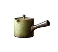 Tetera Hecha a Mano Tetera Con Mango Lateral De Cerámica Simple, Filtro For El Hogar, Juego Té Kung Fu, Un Solo For Invitados Para Preparar Té de Hojas