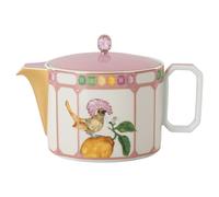 Tetera Idyllia, Porcelana, Motivo de impresión de cristal, ave, Multicolor OS