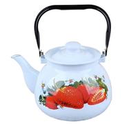 tetera inducción Hervidor de esmalte 3,5 l, gran capacidad, for cocina, leche, tetera, inducción, llama abierta(Color 01)