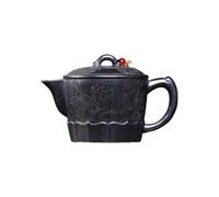 Tetera Infusiones Olla De Arcilla Púrpura Cerámica Negra Retro, Tetera Kung Fu En Forma Taza For El Hogar Teapot