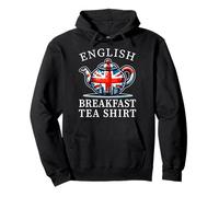 Tetera Inglesa para Desayuno, Recuerdo británico, diseño de Bandera británica Sudadera con Capucha