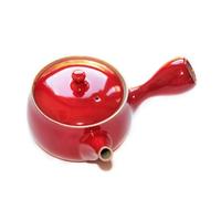 Tetera Kyusu tradicional japonesa de arcilla roja esmaltada Filtro incorporado Capacidad 320 ml Tea Soul B6021562