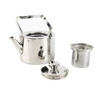 Tetera Mtlavishness de acero inoxidable con colador, tetera silbante de Metal grueso con mango ergonómico para todas las estufas (Grande, 1,5 L)