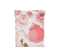 Tetera Rosa Estampada, Squeeze Top Wallet Bolsa de Almacenamiento para Mujer Monedero pequeño Bolsa de Cambio