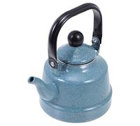 Tetera silbante de acero inoxidable azul 1, l for agua hirviendo a gas(Green)