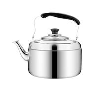 Tetera silbante de acero inoxidable de 8 L, resistente a la corrosión, ideal para estufas de inducción eléctrica y de gas, gran capacidad para uso doméstico