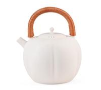 Tetera suelta de cerámica moderna, tetera de barro blanco, olla de esmalte de soda, agua hirviendo, hervidor de cocina, juego de té Kung Fu, tetera multifuncional