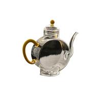 Tetera Té De Flores Tetera De Mano For Verter Vino, Estufa Eléctrica Cerámica, Filtro Flores For El Hogar Resistente Al Calor(Yellow)