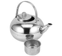 Tetera Termal de Acero Inoxidable 2l, Aislada para Agua y Bebida | Acabado Plateado, Uso en Hogar y Hotel, Exterior Bonito, Fácil de Sujetar, sin Revestimiento de Vidrio