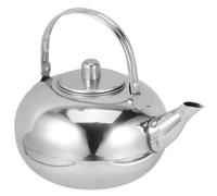Tetera Termal de Acero Inoxidable 2l, Aislada para Té | Acabado Plata, Interior Limpio y Sólido, para Restaurante y Oficina, No Forrada de Vidrio