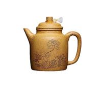 Tetera Tetera Creativa De Gran Capacidad De 400 Cc Tallada A Mano For Uso Doméstico. Infusor De Té De Cerámica