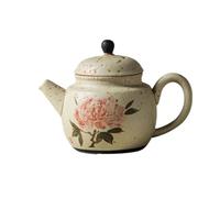 Tetera Tetera Creativa Pintada A Mano De Gran Capacidad, Tetera China De Cerámica De Alta Gama Hecha A Mano For El Hogar Infusor De Té De Cerámica