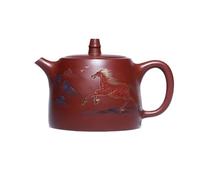 Tetera Tetera De Arcilla Morada Creativa Hecha A Mano, Tetera Grande For El Hogar, Juego De Té De Regalo Infusor De Té De Cerámica