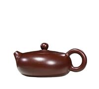 Tetera Tetera de arcilla púrpura antigua de 180ML, teteras hechas a mano, cafetera, tetera de barro púrpura Zhu, juego de té chino Zisha, servicios de té Infusor De Té De Cerámica