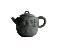 Tetera Tetera de cerámica negra estilo retro tetera pequeña de 130 ml cafetera for restaurante tetera for jugo Tetera para Estufa