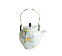Tetera Tetera de cerámica sencilla con asa pintada a mano, juego de té de kung fu for el hogar y la oficina, tetera multifuncional Tetera para Estufa