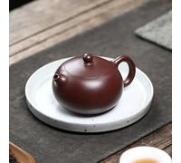 Tetera Tetera de té suelta, teteras de arcilla púrpura de 190ML, tetera Xishi hecha a mano con colador, juego de té Zisha, adornos Infusor De Té De Cerámica