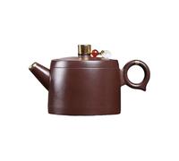 Tetera Tetera Grande For El Hogar, Juego De Té Creativo Hecho A Mano De Arcilla Púrpura, Regalo Tetera para Infusor