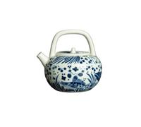 Tetera Tetera retro con asa creativa, juego de té de kung fu, tetera de cerámica adecuada for el hogar, la oficina y el restaurante Tetera para Estufa