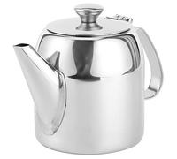 Tetera, tetera, tetera de acero inoxidable con pico corto, para restaurante, hogar, café, té(20 oz (about 500ML))