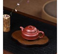 Tetera Zisha hecha a mano, té chino Yixing de arcilla morada de 220 cc, infusor chino de té de hojas sueltas de Kungfu