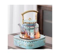 Teteras chinas Tetera De Vidrio Alta Estética, Estufa Eléctrica Cerámica, Viga Elevación Dedicada For Preparar Té, Mango Lateral, Olla Saludable Gama