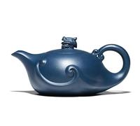 Teteras Tetera con filtro de arcilla púrpura china hecha a mano, práctico juego de té for viaje, accesorios for el hogar, suministros for la ceremonia del té chino, tetera de té suelta, 420ml Tetera