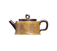 Teteras Tetera Creativa Con Cerca De Pozo, Juego De Té De Kung Fu For El Hogar, Tetera Personal De Estilo Chino para té, Leche, Café, Tetera de Oficina