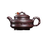 Teteras Tetera De Bambú Burbujeante De Doble Línea Hecha A Mano For El Hogar, Con Infusor De Té For Ceremonia Del Té Tallado De Forma Creativa para té, Leche, Café, Tetera de Oficina