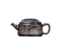 Teteras Tetera De Hierro Negro Original Y Creativa Hecha A Mano, Mesa De Té, Juego De Té Kung Fu Retro para té, Leche, Café, Tetera de Oficina