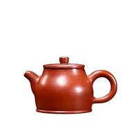 Teteras Teteras de arcilla púrpura hechas a mano de 140ml, cacerola hecha a mano, tetera de barro de mineral crudo, juego de té chino Zisha, teteras, cafetera para té, Leche, Café, Tetera de Oficina