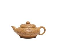 Teteras Teteras de arcilla púrpura Retro de 150ml, tetera hecha a mano con sección de mineral crudo, tetera de barro, juego de té Zisha, tetera de té suelta para té, Leche, Café, Tetera de Oficina