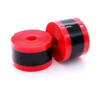 TETEWEVER 2 Piezas Forro de Neumático de Bicicleta, Banda Antipinchazos Bicicleta, Compatible con 12" 16" 18" 20" 24" 26" 27,5" 29", Cinta Protectora Antipinchazos, Rosso