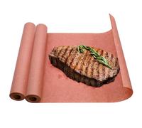 TETEWEVER 2 Rollo Papel Carnicero Rosa Rollo de 30cm × 10m, Butcher Paper BBQ Papel de Estraza para Barbacoa Ahumador Pescado Carne Salchichas