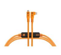 Tether Tools Cable de datos TetherPro Optima 10G con TetherBoost USB-C en ángulo recto - 1,8 m (naranja)