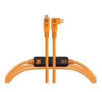 Tether Tools Cable de datos TetherPro Optima 10G USB-C a USB-C en ángulo recto - 4,6 m oronge